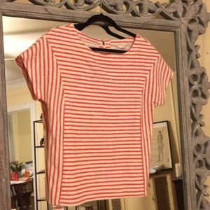 Red Striped Top
